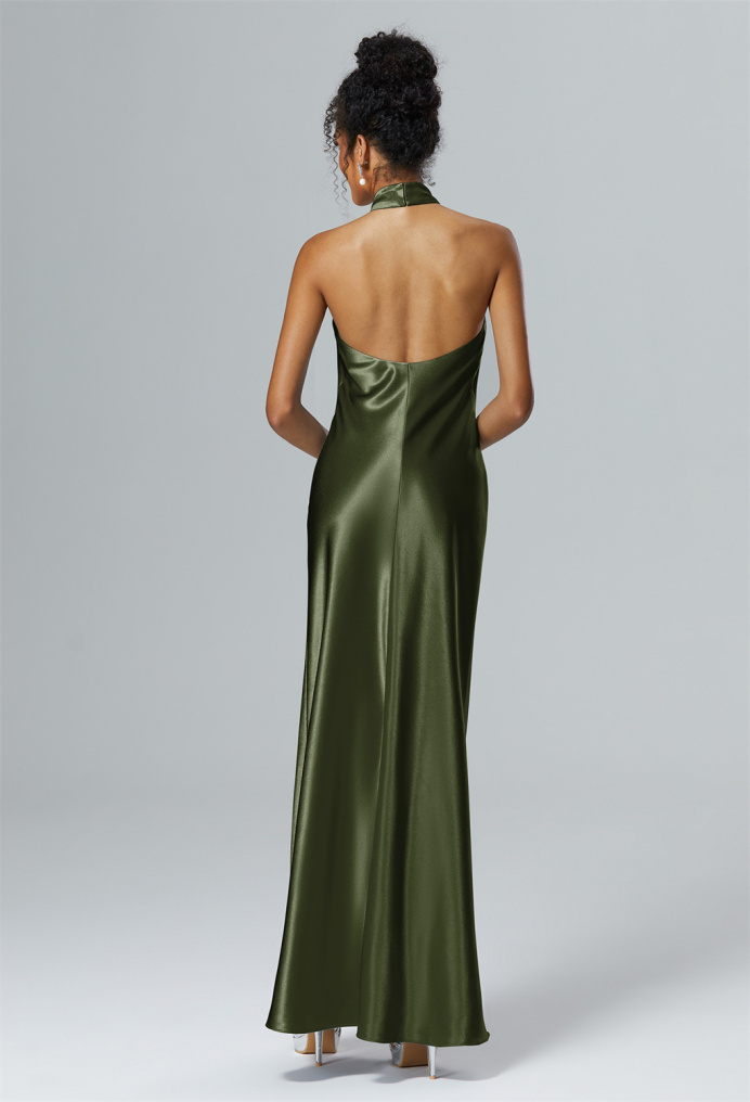 AW Mugwort Green Olive  Bridesmaid Dresses